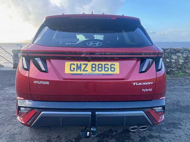 Hyundai TUCSON 1.6T Hybrid N Line 5dr Auto Red
