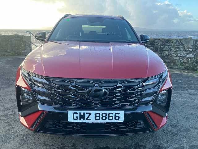 Hyundai TUCSON 1.6T Hybrid N Line 5dr Auto Red